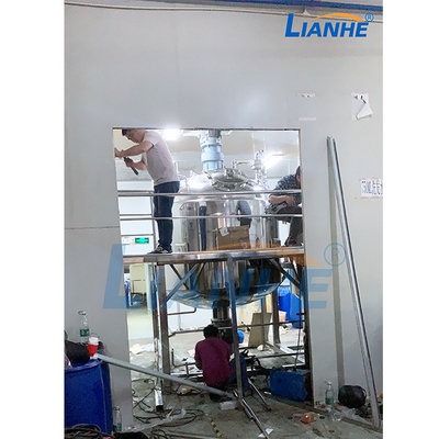 5T Vacuum Cosmetic Making Machine Cream Shampoo Emulsifier Balsam Heat Mixer