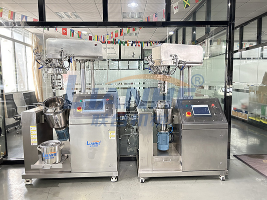 10L 20L Kosmetyczna maszyna do produkcji balsamów do kremów Maszyna do mieszania emulsji próżniowej