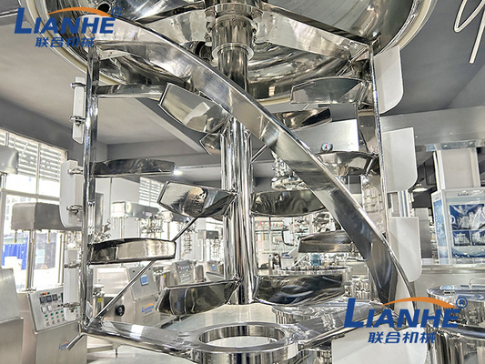 200L hydrauliczna maszyna do mieszania homogenizatora z emulsją próżniową kosmetyczną
