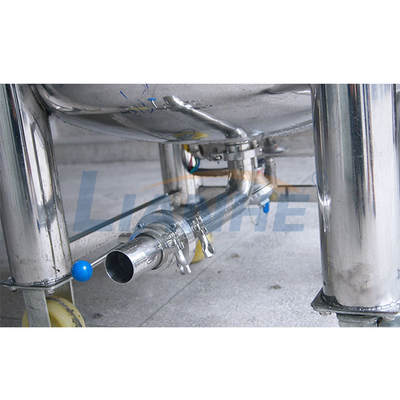 1.5KW 200L Sanitizer Homogenizer Emulsifier Mixer Ogrzewanie z płaszczem grzewczym