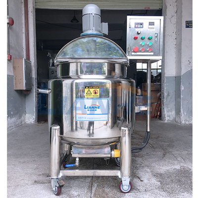 1.5KW 200L Sanitizer Homogenizer Emulsifier Mixer Ogrzewanie z płaszczem grzewczym