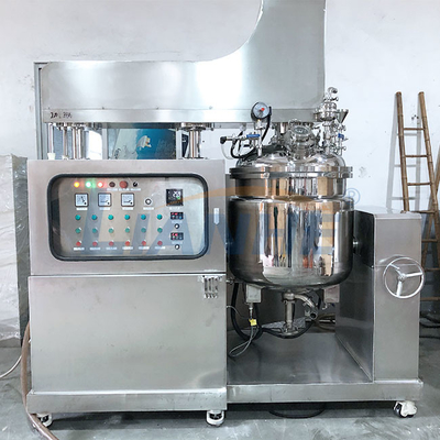 LIANHE Cream Vacuum Emulsifier Mixer 200L SUS316L Homogenizator