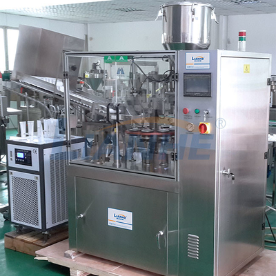 Obrotowa automatyczna maszyna do napełniania rur Aluminiowy materiał ze stali nierdzewnej