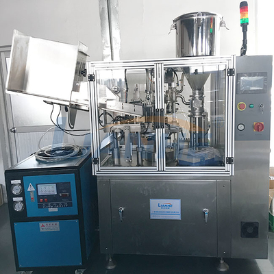 Obrotowa automatyczna maszyna do napełniania rur Aluminiowy materiał ze stali nierdzewnej