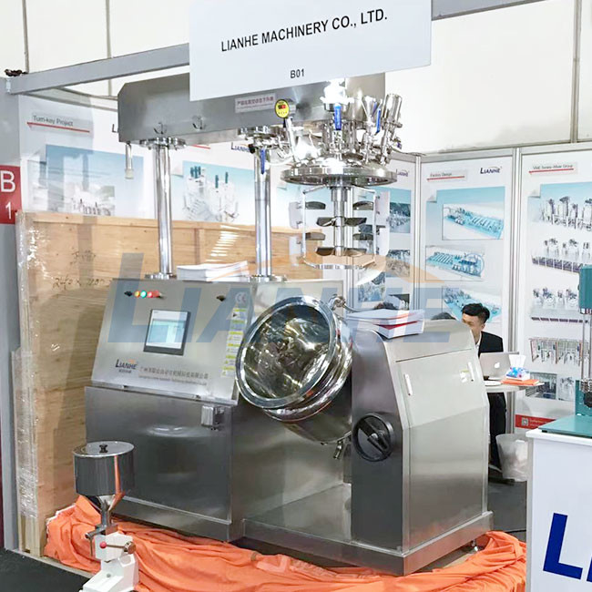100L Vacuum High Shear Emulsifier Mixer Hydraulic Lifting Type Odporny na rdzę